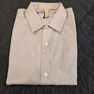 Artefact,NWOT, Large Tall, Purple Men Button Up Shirt
